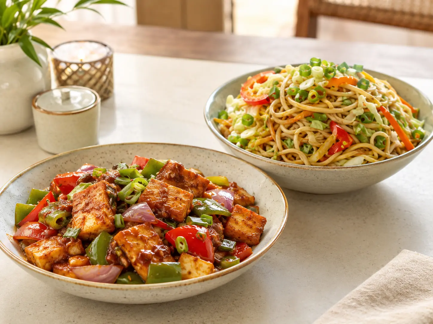 Chilli paneer menu category illustration